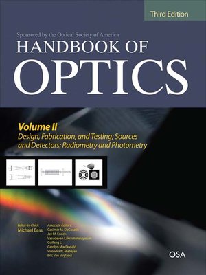 cover image of Handbook of Optics, Volume II